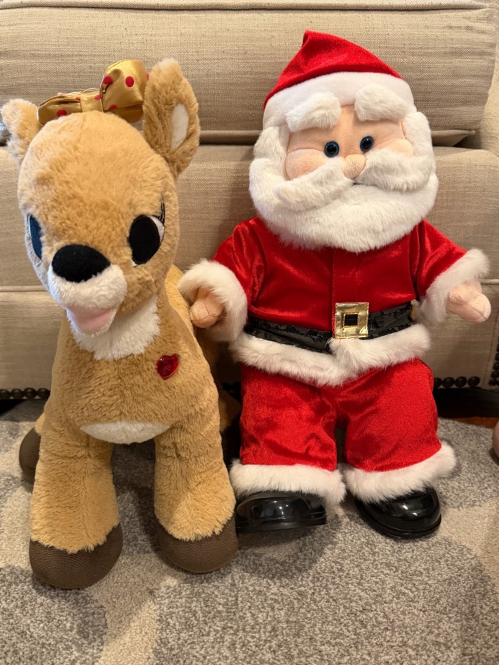 Plush Santa and Reindeer - Reindeer and Santa - Build A Bear Workshop